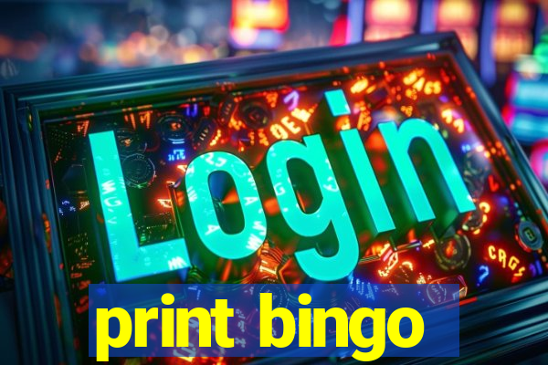 print bingo